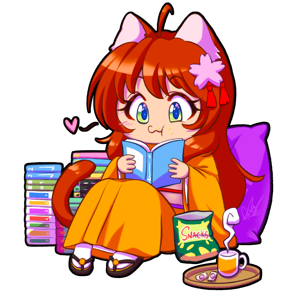 Figuchan beim Manga lesen