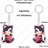 Bubble Tea Neko - Schlüsselanhänger - Hideko Merchandise