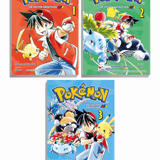 Pokémon: Manga Pack 1 - Panini - Bundle 1: red, green and blue