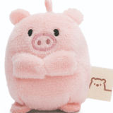 Kuscheltier Schwein Onk 5cm an Header Karte