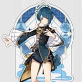 Xingqiu - Genshin Impact - Liyue Harbor Series Chara Acrylic Stand / Acrylaufsteller
