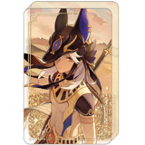 Cyno - Genshin Impact (Yi Wen Yi Shi Series) - Glitzer Acrylblock - miHoYo