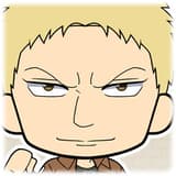 Attack on Titan Picktam 2 keychain - Reiner Braun