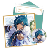 Kaeya - Geburtstagkarte Set - Button, Shikishi, Aufkleber und Brief (Chinesisch) - Genshin Impact Destined Day - miHoYo