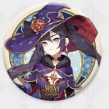 Mona - Genshin Impact - Mondstadt Series Chara Can Badge
