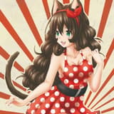 Figu-chan - Retro Pin Up Girl - 40 x 50 cm Leinwanddruck - Canvas