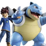 Gary Oak and Blastoise - Pokemon G.E.M. - Megahouse