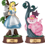Alice und Cheshire Cat Set - Candy Color Special Edition - Alice im Wunderland Mini D-Stage - Beast Kingdom Toys