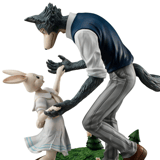 Legoshi et Haru - Shall We Dance - Megahouse : Statue PVC Beastars