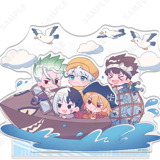 Senku, Ukyo, Chrome, Gen & Ryusui - Dr. Stone - Acrylic Stand (Motorboat Version) - D-techno