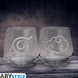 Konoha & Akatsuki - Naruto Shippuden - 2 Gläser Set - AbyStyle