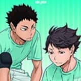 Oikawa and Iwaizumi  - Mulitcloth