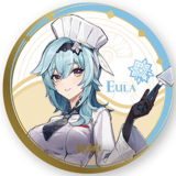 Eula - Chara Tin Badge - Genshin Impact (Windrise Journey) - miHoYo