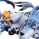 Garurumon & Yamato (Matt) Ishida - Megahouse G.E.M. Statue