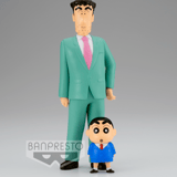 Hiroshi & Shinnosuke / Shin-Chan Nohara (Nohara Familienfoto Vol.1) - Crayon Shin-chan - Banpresto
