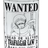  Trafalgar Law - Wanted - glass - ABYStyle