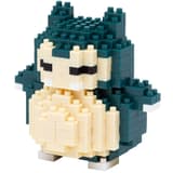 Relaxo Snorlax Ronflex - Pokemon // Mini series NANOBLOCK - NBPM-012