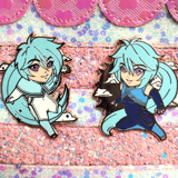 Sona Sky (Sonne und Mond) - Hard Enamel Pin - Min-rotic Art