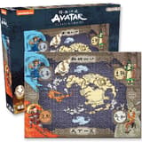 Map - Avatar: The Last Airbender Jigsaw Puzzle - Aquarius (1000 pieces)