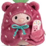 Set Kuscheltier Hase Pibu 8cm mit Softeis u.