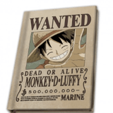 "Wanted Ruffy" - A5 Notizbuch - One Piece - AbyStyle