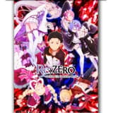 Emilia, Subaru, Rem, Ram, Felt & Beatrice - Wallscroll - Re:Zero - 21319