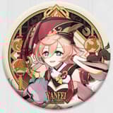 Yanfei - Genshin Impact - Mondstadt Series Chara Tin Plate Badge