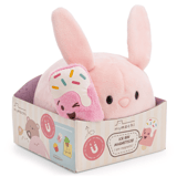 Kuscheltier Hase Pibu 13cm liegend mit Magnet moodie Softeis in Geschenkbox