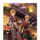 Tartaglia & Thoma - Aktenhülle - Genshin Impact - miHoYo