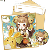Yaoyao - Birthday card Set - can badge, Shikishi, sticker und message card (Chinese) - Genshin Impact - Destined Day - miHoYo