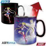 Sailor Moon/ Prinzessin Serenity & Chibiusa - 460 ml Tasse - Thermotasse/ Heat Change - AbyStyle
