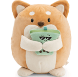 Dog Hiro - mymochi - Plush (with bubble tea) (27cm) 