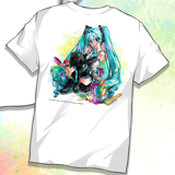  Hatsune Miku - Miku Expo 2024 - T-Shirt - Size L (Miku Sitting) - Nashi