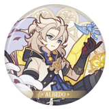 Albedo - Genshin Impact - Button (Windblume's Breath Series) - miHoYo