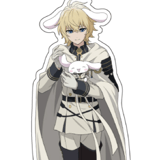 Mikaela Hyakuya x Cinnamoroll - Seraph of the End x Sanrio Characters - Acrylaufsteller - A3