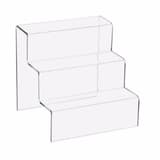 Dekobrücke /Dekotreppe - 3-Stufig - Erhöhung für Figuren - Acrylglas - Stufenhöhe 4,5 cm