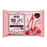 Pocky Zeitaku - Shitate Melty Strawberry - Share Pack - GLICO - 117 g