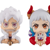 Monkey D. Ruffy Gear Fifth & Yamato - Set mit Extra - One Piece Look Up - Megahouse