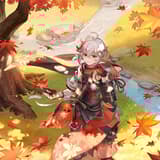 Kazuha (Scarlet Leaves Pursue Wild Waves) - Genshin Impact - Mousepad /Spielmatte