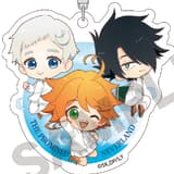 Emma, Norman & Ray (Group Pyon Chara) - The Promised Neverland - Acryl-Schlüsselanhänger - Crux