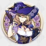 Lisa - Genshin Impact - Mondstadt Series Chara Can Badge