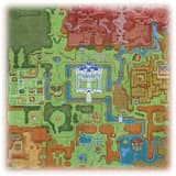 Weltkarte - Decke - Legend of Zelda - A Link between Worlds