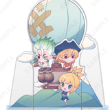 Senku, Ryusui & Kohaku - Dr. Stone - Acrylic Stand (Chiorama Map Making Version) - D-techno