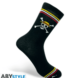 Skull/ Emblem Socken - Schwarz - One Piece - AbyStyle