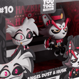 Angel Dust & Husk - Monitor Buddiez - Hazbin Hotel Vinyl Figure - Youtooz