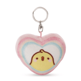 Molang - Piu Piu - Schlüsselanhäger herzförmig - Plüsch