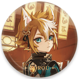 Gorou - Chara Tin Badge - Genshin Impact - miHoYo