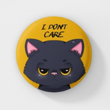 kawaii Maneki Neko grumpy - "I don´t care" - Magnet - Hideko Merchandise
