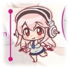 Super Sonico Deformed Anhänger - Sonico mit Krawatte (E)