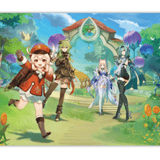 Genshin Impact Secret Summer Paradise  - Mousepad /Spielmatte - miHoYo